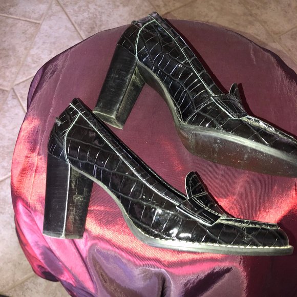 Franco Sarto patent loafers 7 1/2M - Picture 3 of 3